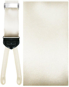 Cardi "Viterbo" Ivory Suspenders