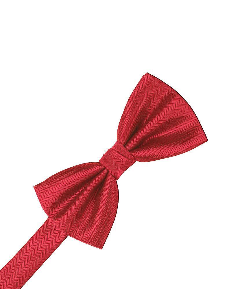 Watermelon Herringbone Kids Bow Tie Watermelon Herringbone Kids Bow Tie