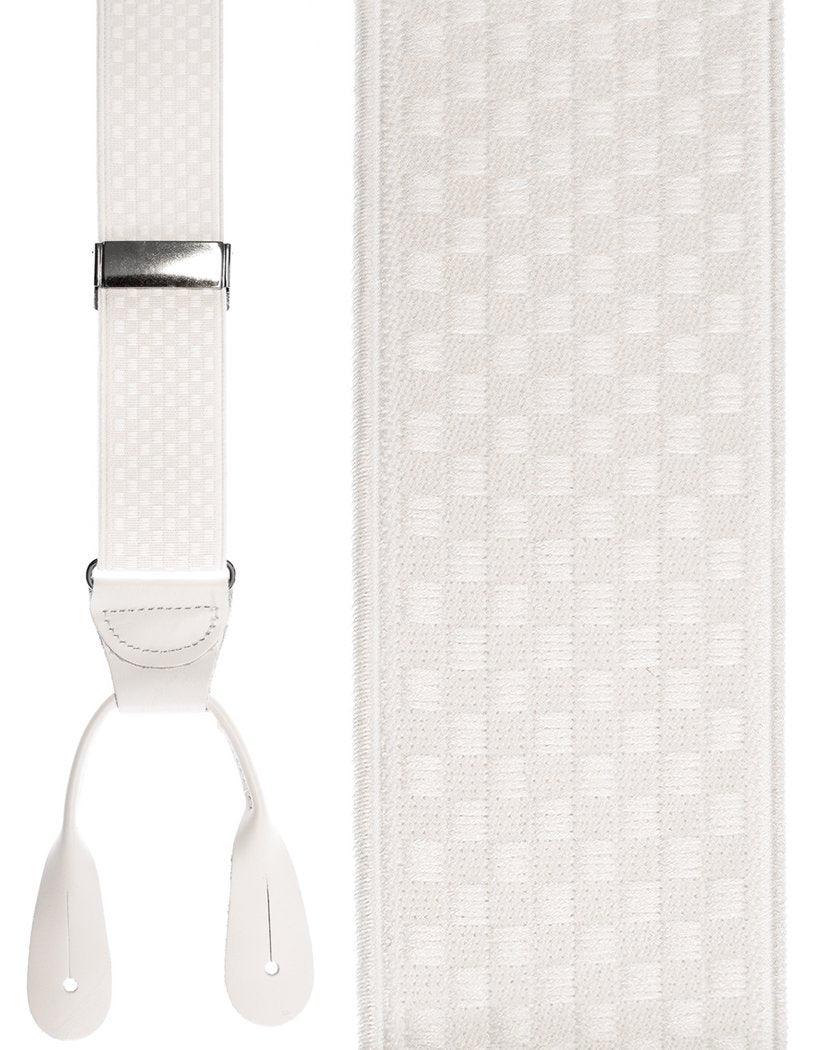 Cardi "White Checkers" Suspenders