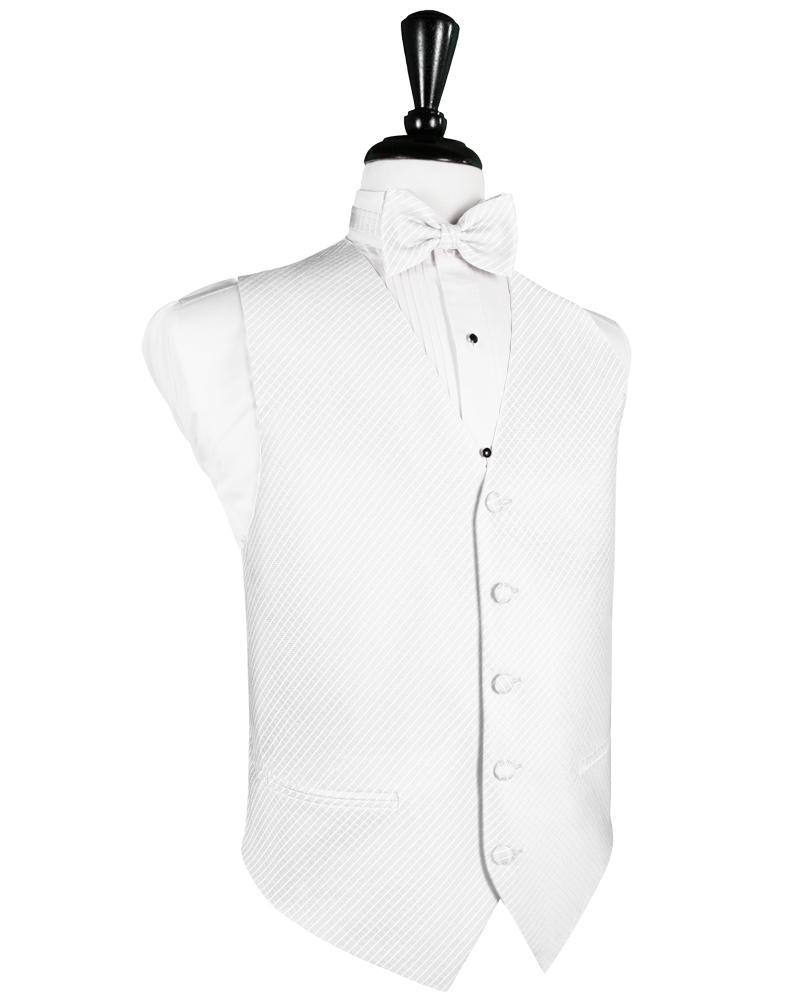 White Palermo Tuxedo Vest