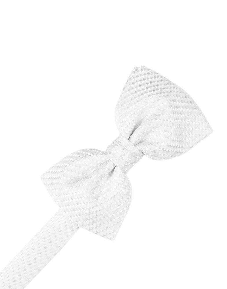 White Venetian Bow Tie