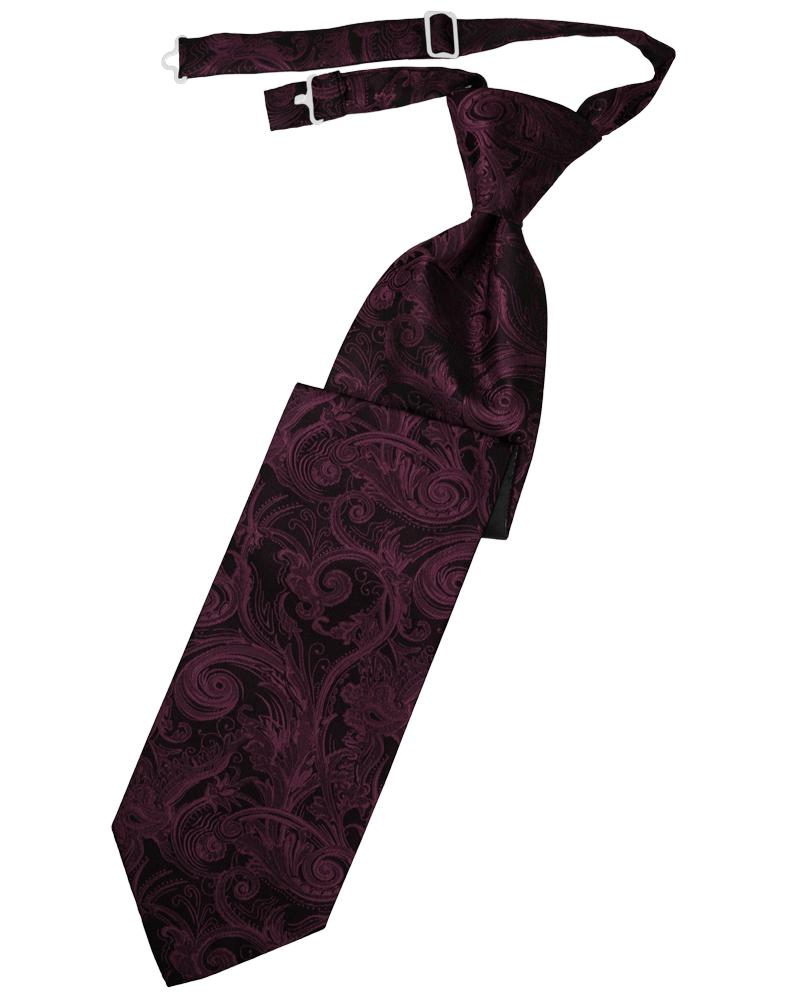 Cardi Wine Tapestry Kids Necktie