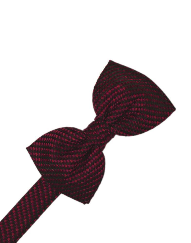 Wine Venetian Bow Tie