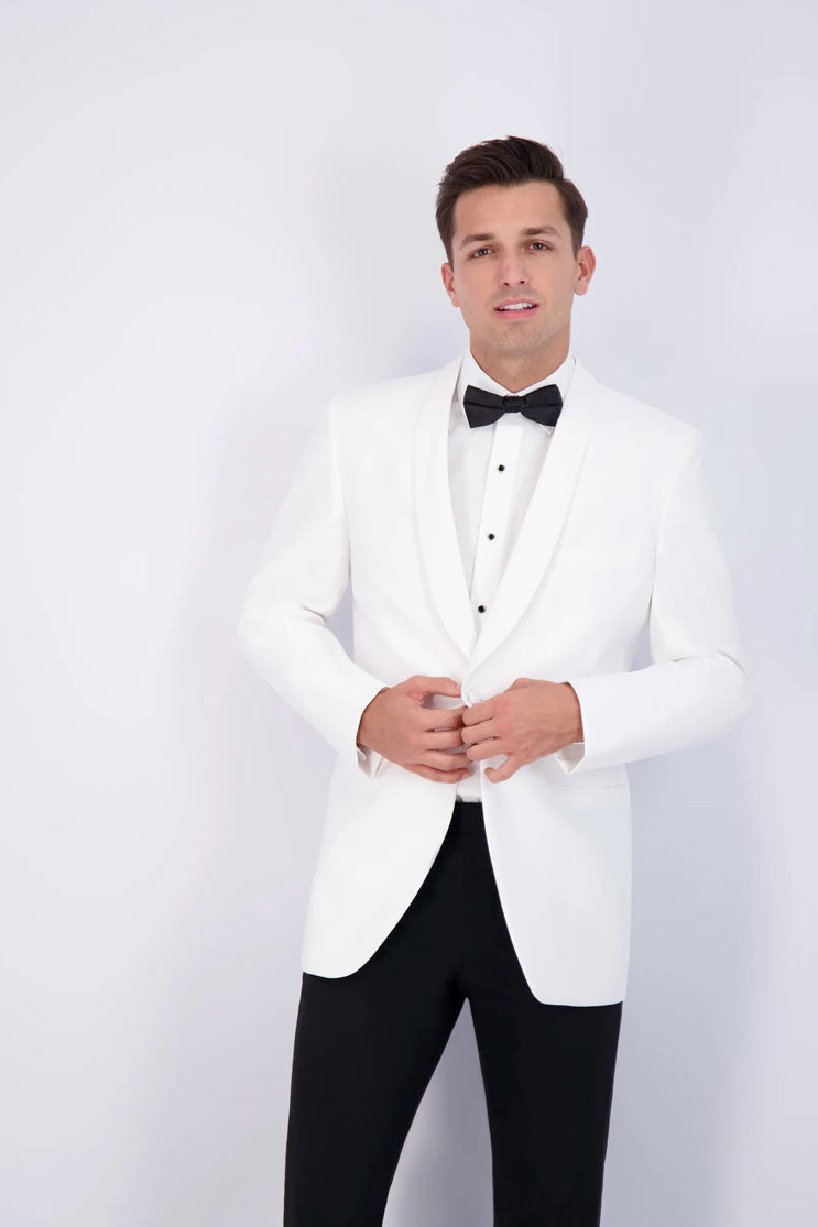 Classic Collection "Andrew" White Dinner Jacket (Separates)