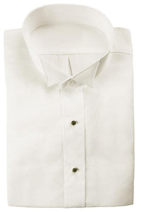 Classic Collection "Lucca" Ivory Wingtip Tuxedo Shirt
