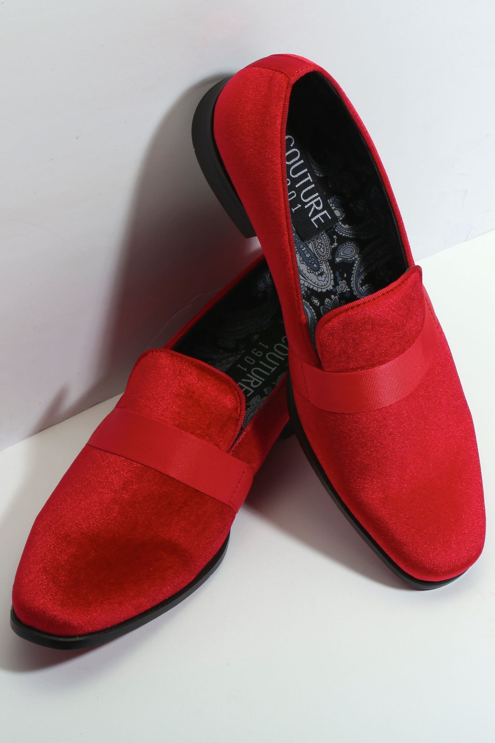 Couture 1901 "Lincoln" Red Couture 1901 Tuxedo Shoes