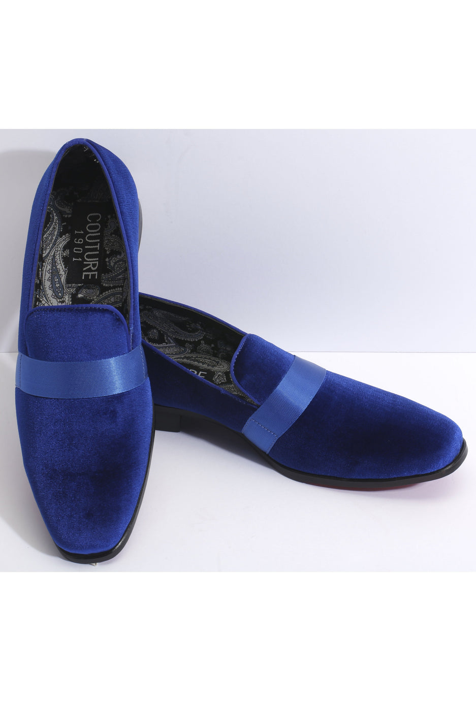 Couture 1901 "Lincoln" Royal Blue Couture 1901 Tuxedo Shoes