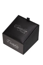 Cristoforo Cardi Black Octagon Onyx with Gold Feathered Edge Studs and Cufflinks Set