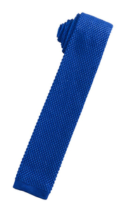 Royal Blue Silk Knit Necktie