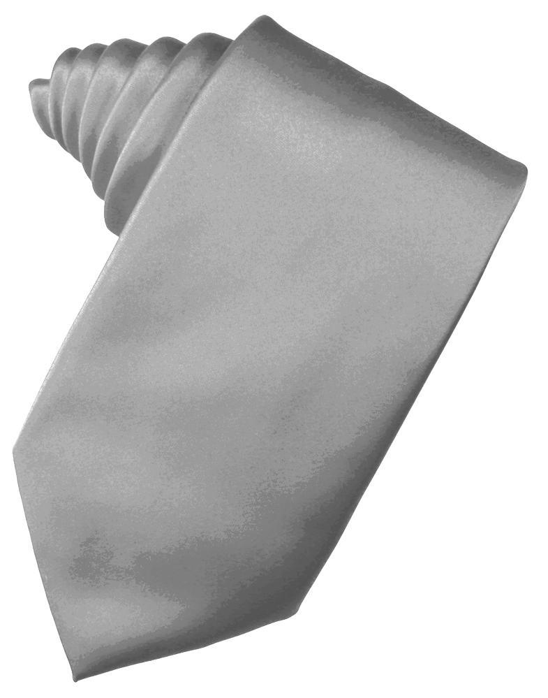 Silver Noble Silk Necktie