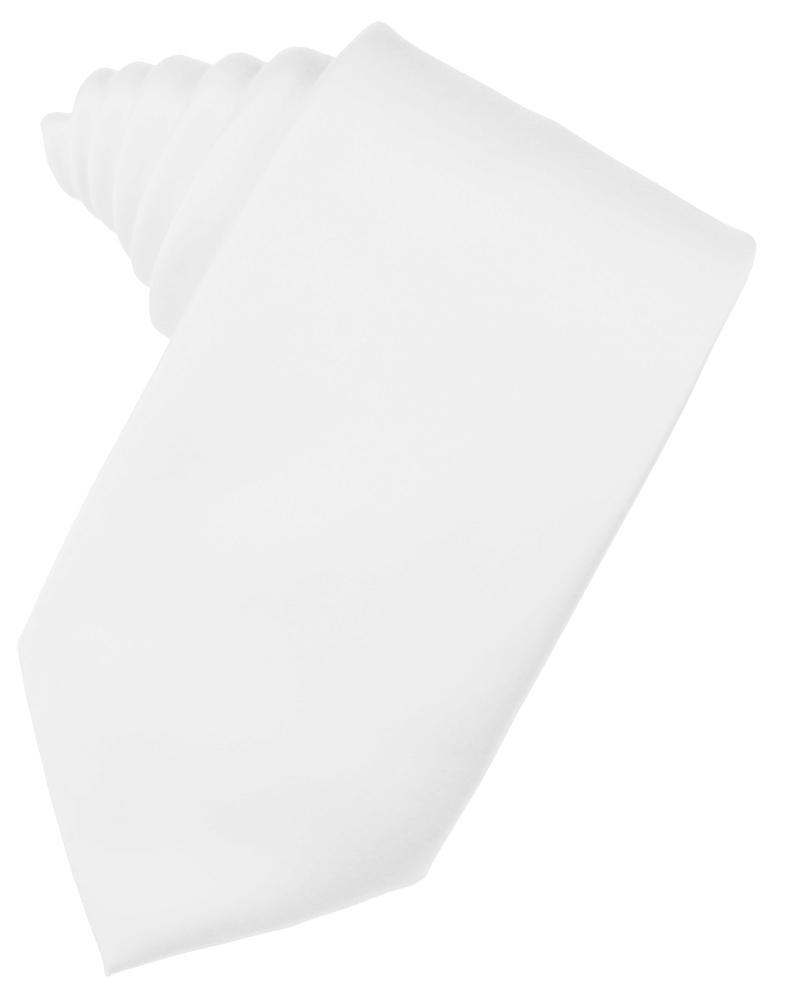 White Noble Silk Necktie