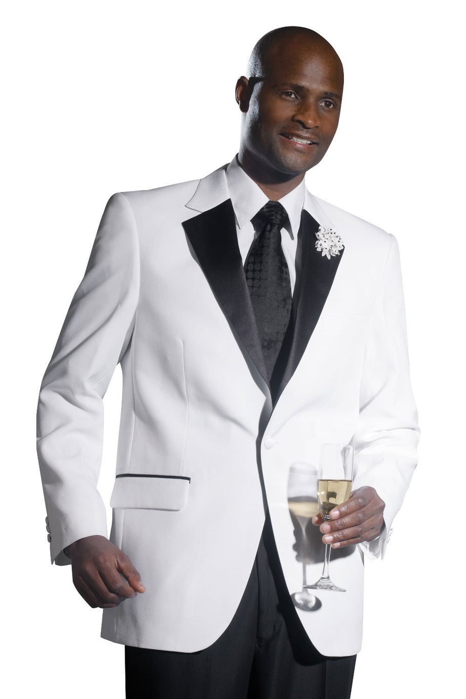 EJ Samuel "Quincy" White 1-Button Notch Tuxedo