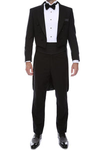 Ferrecci "Trafalgar" Black Tailcoat Tuxedo