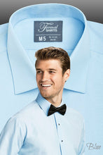 Formal Shirts "Jessie" Blue Laydown Tuxedo Shirt