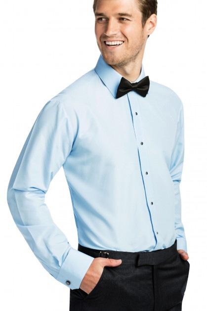 Formal Shirts "Jessie" Blue Laydown Tuxedo Shirt