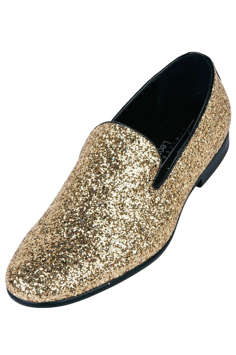 Frederico Leone "Sparkle" Gold Shoes