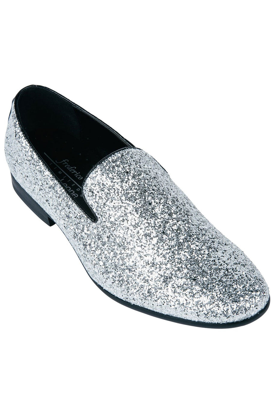Frederico Leone "Sparkle" Silver Shoes