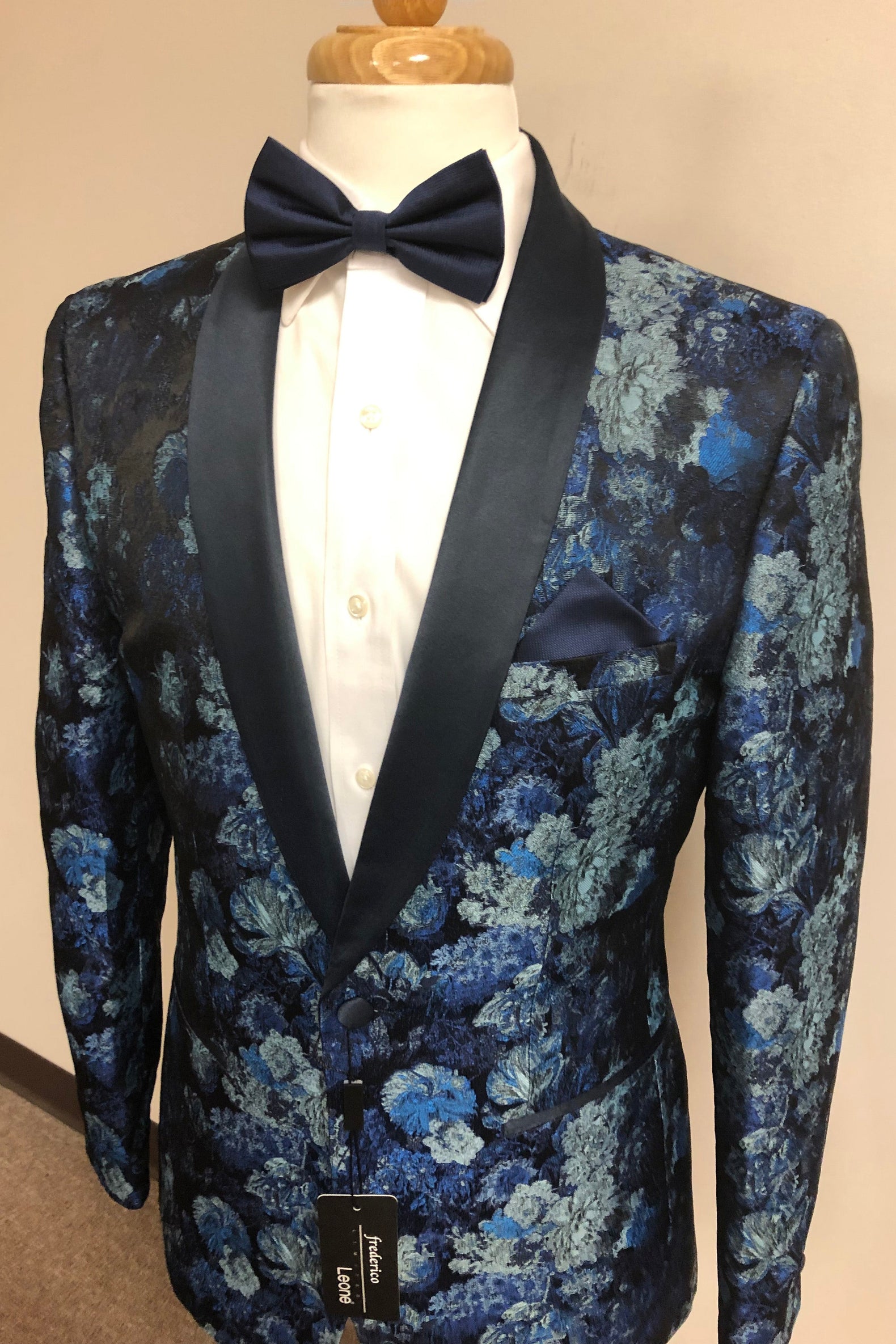 Frederico Leone "Stefano" Blue Tuxedo Jacket (Separates)