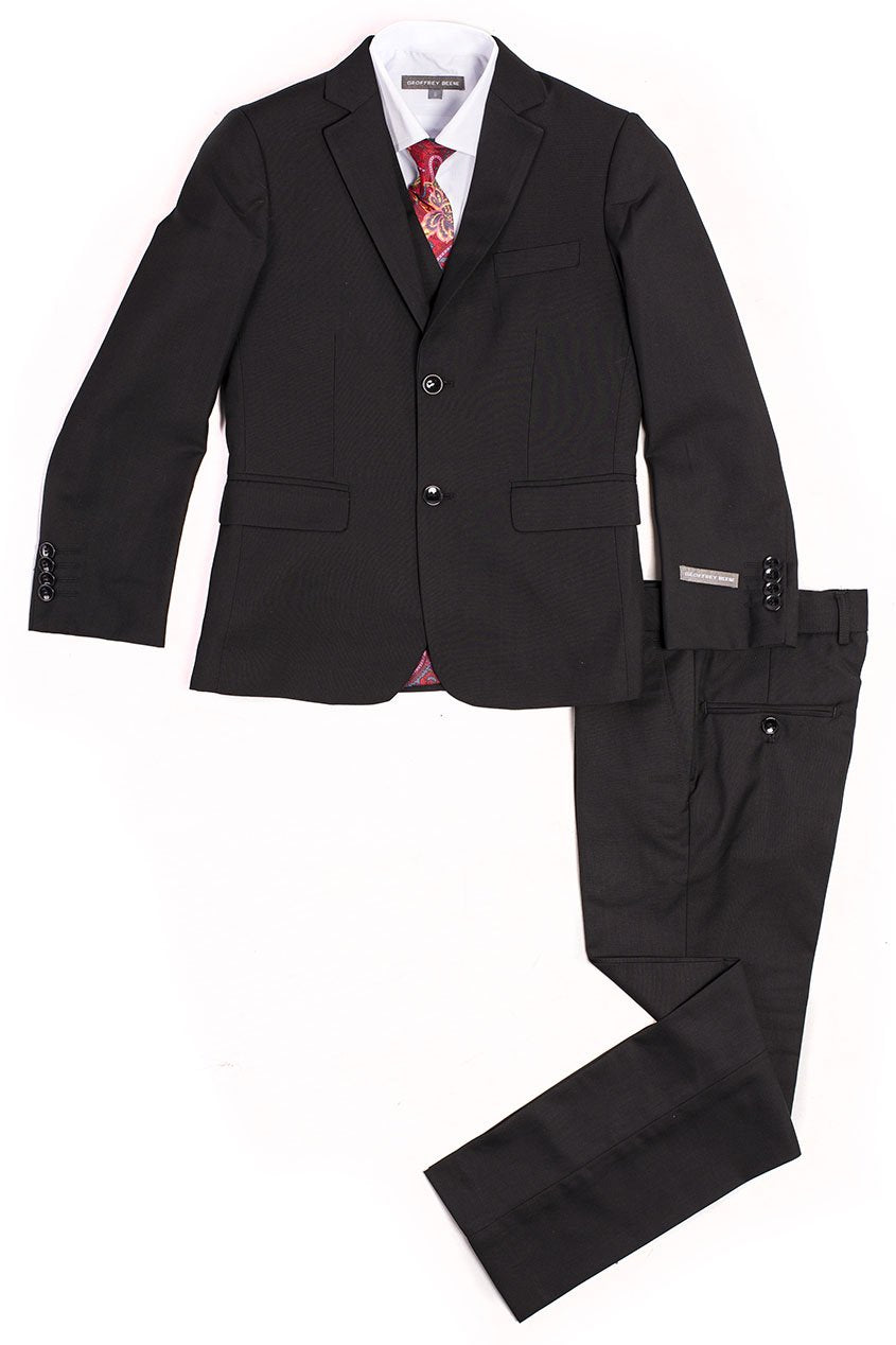 Geoffrey Beene "Austin" Kids Black 5-Piece Suit (Geoffrey Beene / AXNY)