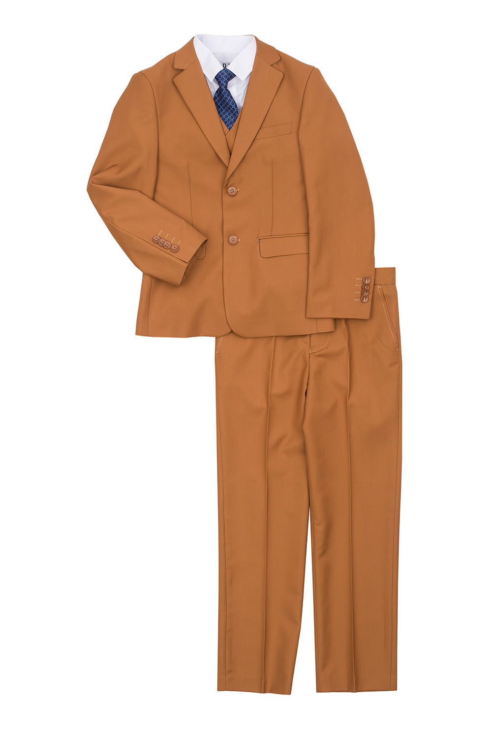 Geoffrey Beene "Austin" Kids Chestnut 5-Piece Suit