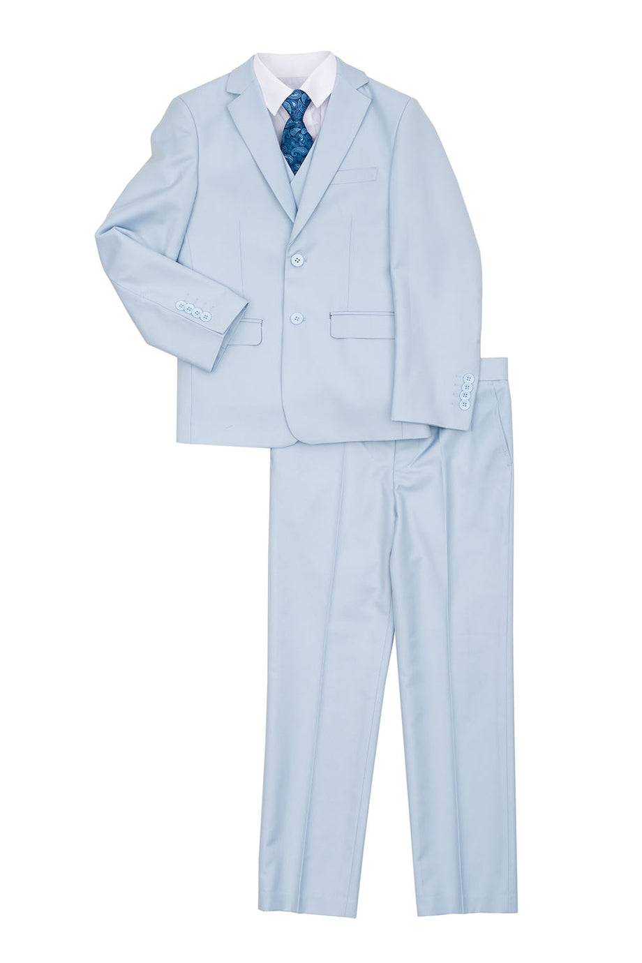 Geoffrey Beene "Austin" Kids Light Blue 5-Piece Suit