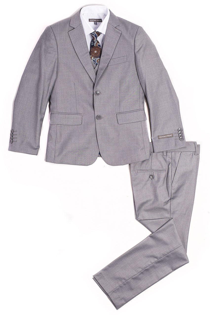 Geoffrey Beene "Austin" Kids Light Grey 5-Piece Suit (Geoffrey Beene / AXNY)