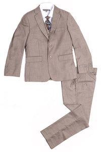 Geoffrey Beene "Austin" Kids Taupe 5-Piece Suit (Geoffrey Beene / AXNY)