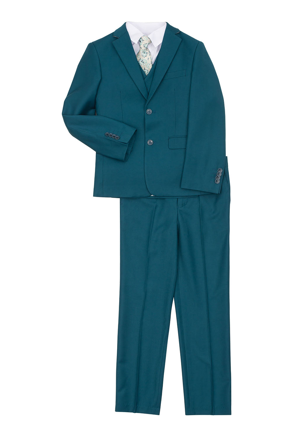 Geoffrey Beene "Austin" Kids Teal 5-Piece Suit