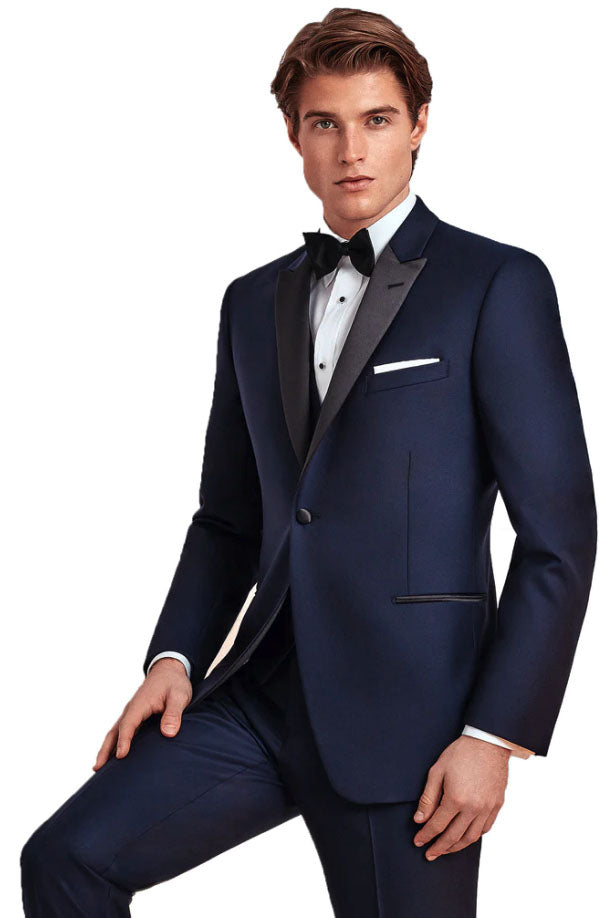 Ike Behar "Blake" Navy Tuxedo Jacket (Separates)