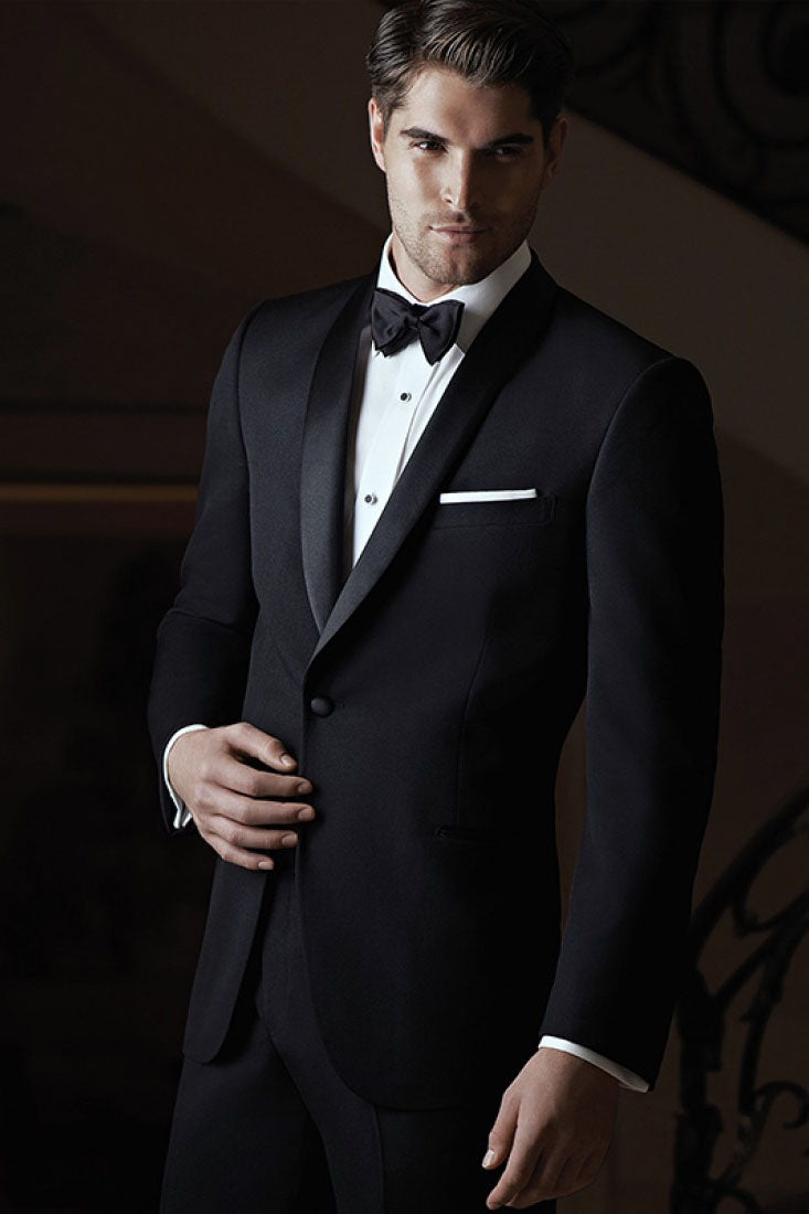 Ike Behar "Braydon" Black Tuxedo Jacket (Separates)