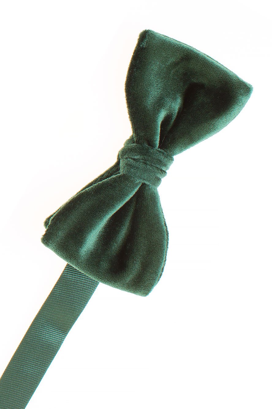 Larr Brio "Luxor" Evergreen Velvet Bow Tie