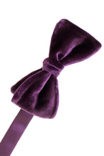 Larr Brio "Luxor" Plum Velvet Bow Tie