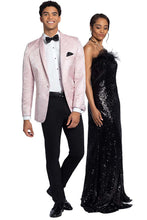 Mark of Distinction "Aries" Quartz Paisley Shawl Tuxedo Jacket (Separates)