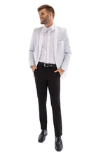 Mark Of Distinction "Aries" White Paisley Shawl Tuxedo Jacket (Separates)