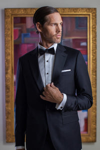 MaxDavoli "Davoli" Black 1-Button Notch Tuxedo