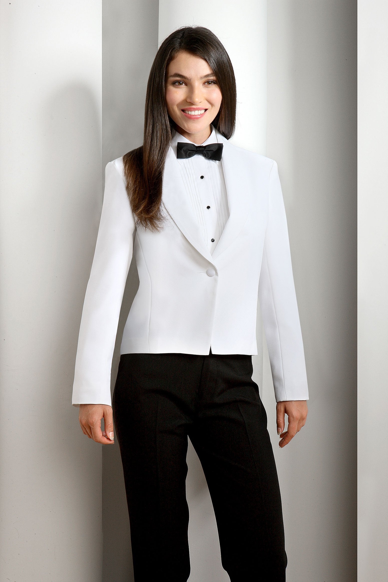 Neil Allyn "Caitlin" White Tuxedo Jacket (Separates)