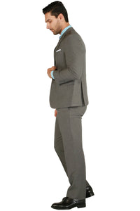 Paul Lorenzo 1969 Paul Lorenzo 1969 Heather Grey Solid Slim Fit Suit