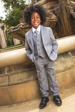 Peanut Butter Collection "007" Kids Heather Grey Suit 5-Piece Set