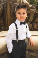 Peanut Butter Collection "Cyrus" Kids Black 4-Piece Barn Wedding Set