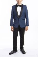 Perry Ellis "Trent" Perry Ellis Kids Indigo 5-Piece Tuxedo