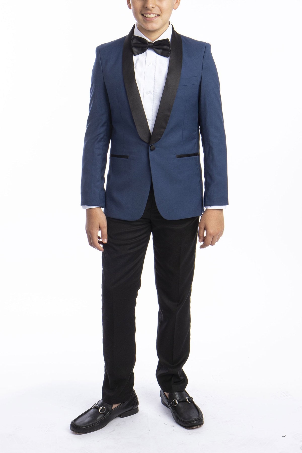 Perry Ellis "Trent" Perry Ellis Kids Indigo 5-Piece Tuxedo