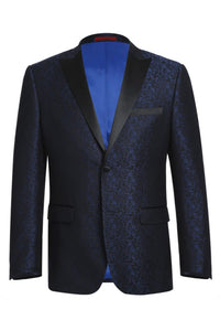 "Hugo" Dark Blue Tuxedo Jacket (Separates)