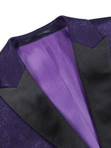 RN Collection "Hugo" Purple Tuxedo Jacket (Separates)