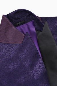 RN Collection "Hugo" Purple Tuxedo Jacket (Separates)
