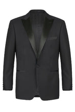 RN Collection "Louis" Black 1-Button Peak Tuxedo (2-Piece Set)