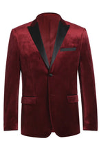 RN Collection "Marseille" Burgundy Velvet Jacket (Separates)