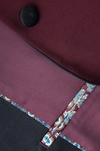 RN Collection "Paris" Burgundy 1-Button Shawl Tuxedo