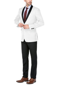 RN Collection "Paris" Off White 1-Button Shawl Tuxedo