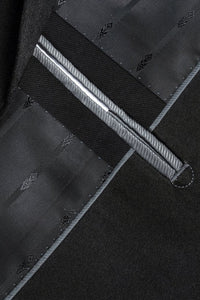 RN Collection "Rafael" Black 2-Button Notch Suit