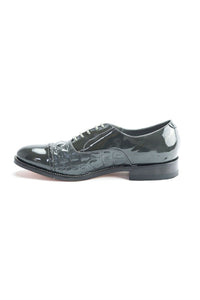 Stacy Baldwin "Hornback Lace" Grey Stacy Baldwin Tuxedo Shoes